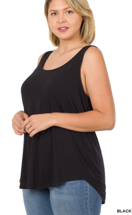 Zenana Perfect Tanktop- PLUS
