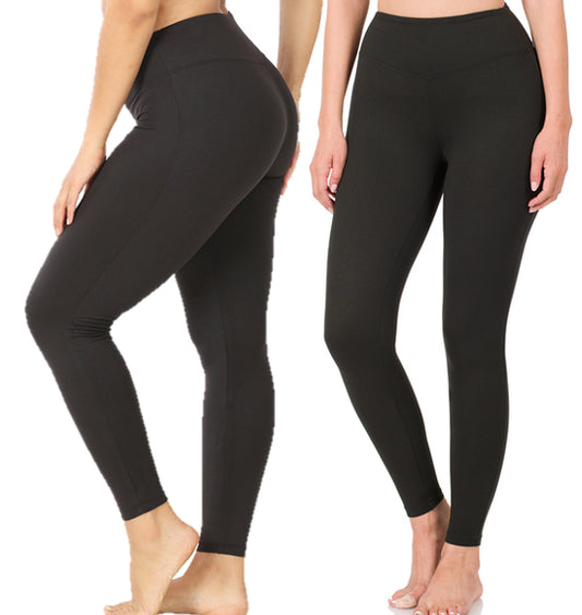 Zenana Premium Microfiber Yoga Leggings- S-3X